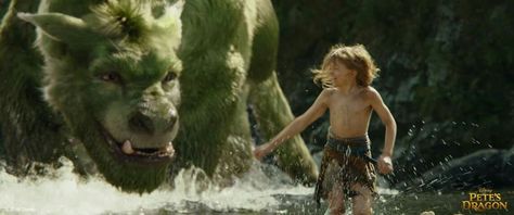 Looks like the best friends are having a splashing good time! #PetesDragon Oakes Fegley, Film Romance, David Lowery, Pete Dragon, Dragon Movies, Disney Dragon, Bryce Dallas Howard, Family Films, Last Ride