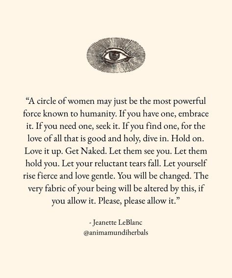 Circle Of Women Quote, Goddess Words, Shakti Quotes Divine Feminine, Sacred Woman Quotes, Woman’s Circle, Women Circle Quotes, Sacred Feminine Aesthetic, Womens Circle Divine Feminine, Sacred Sensuality