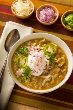 Navy Bean and Chicken Chili made with a pressure cooker. So delicious and guests will love it! #EmerilsHoliday Pressure Cooker Chili, Chicken Chilli, Navy Beans, Homemade Chicken Stock, Navy Bean, Chicken Chili Recipe, Low Sodium Chicken Broth, Super Bowl Food, Chicken Chili