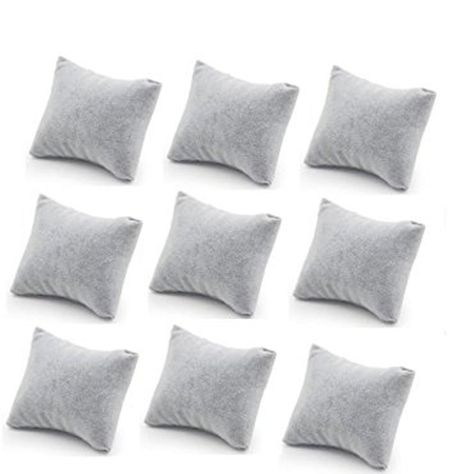 PRICES MAY VARY. Title: lansue 6Pcs Velvet Bracelet Watch Pillow for Jewelry Displays (Grey). Product Type: Departments > Shoe, Jewelry & Watch Accessories > Jewelry Accessories > Jewelry Boxes & Organizers Velvet Bracelet, Grey Home, Jewelry Displays, Jewelry Watch, Grey Cabinets, Watch Accessories, Jewelry Boxes, Jewellery Display, Accessories Jewelry