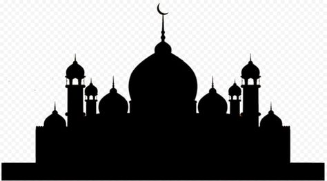 Mosque Outline, Masjid Wallpaper, Wallpaper Masjid, Masjid Vector, Masjid Png, Islamic Masjid, Mosque Drawing, Mosque Vector, Castle Silhouette