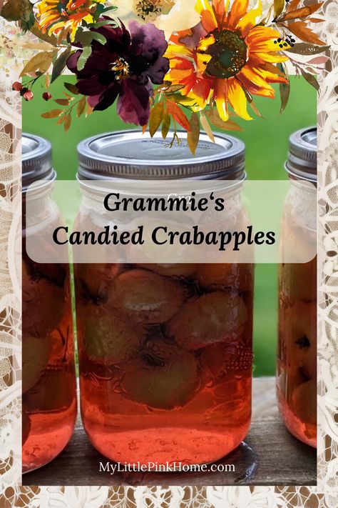 My Grandmother used to make Candied Crabapples, that tasted like tiny versions of the candied apples that you get at the fair. They go perfectly as a addition to a ham or pork dinner. Check the link for the directions. Candied Crab Apples, Candied Apples, Crab Apples, Eating Alone, Pork Dinner, Crab Apple, Red Food, My Grandmother, The Fair