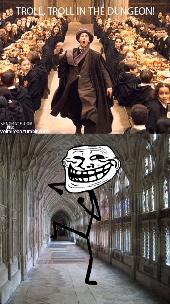 no. troll, trollface in the dungeon Severus Sneep, Glume Harry Potter, Funny Harry Potter Jokes, Harry Potter Memes Hilarious, Harry Potter Puns, Lord Voldemort, Rage Comics, Harry Potter Jokes, Harry Potter Obsession