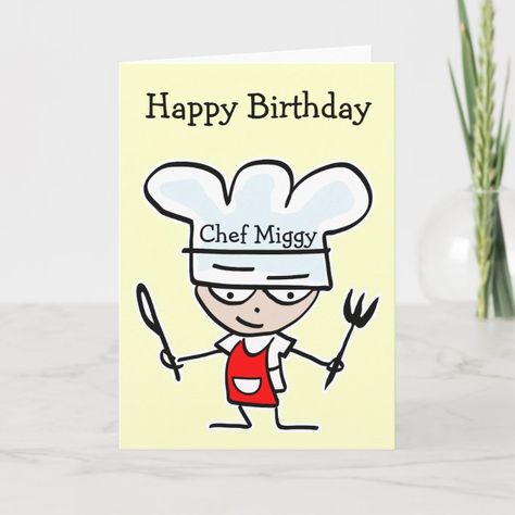 Happy Birthday Chef, Baking Birthday Parties, Fondant Ideas, Cooking Theme, Cooking Gifts, Happy Birthday Woman, Uncle Birthday, Birthday Bbq, Uncle Grandpa