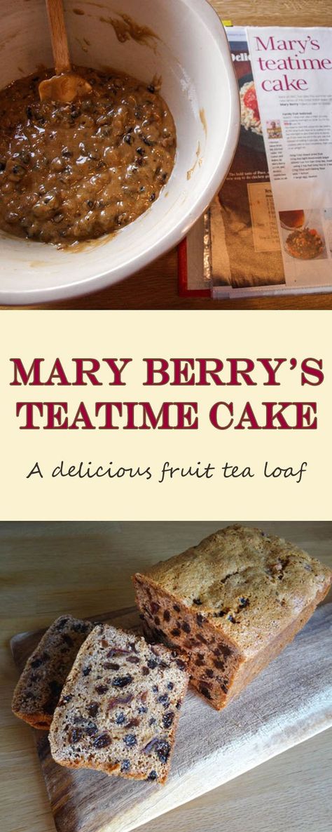 Loaf Ideas, Fruit Cake Loaf, Tea Loaf, Cake Loaf, Mary Berry Recipe, Loaf Cake Recipes, Berry Recipes, Cake Rolls, Tea Cakes Recipes