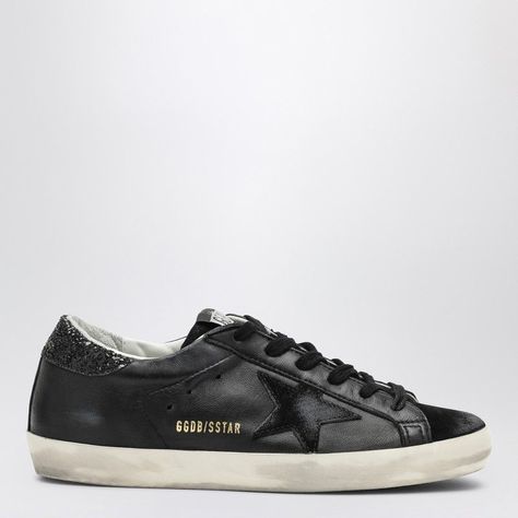 Black Leather Low Top Trainer From Golden Goose Deluxe Brand Featuring Rhinestone Detailing, A Round Toe, A Lace-Up Fastening, An Iconic Star Stitched On The Side, Pony Skin Detailing And A Vintage Effect Finish. Size Type: It Material: Cotton Sku: 2f-Gwf00101f003463/P_golde-90100_500 Welcome To The Official Luosophy Poshmark Closet! Luosophy Is A Luxury Brand Reselling Company Founded In San Diego, Ca From 2016. All Our Products Are Imported From Italy And Sold In The Usa. We Do Our Best To Pro Silver Trainers, Side Pony, Star Black, Vintage Effect, Golden Goose Shoes, Golden Goose Deluxe Brand, Latest Sneakers, Leather Trainers, Trainer Sneakers