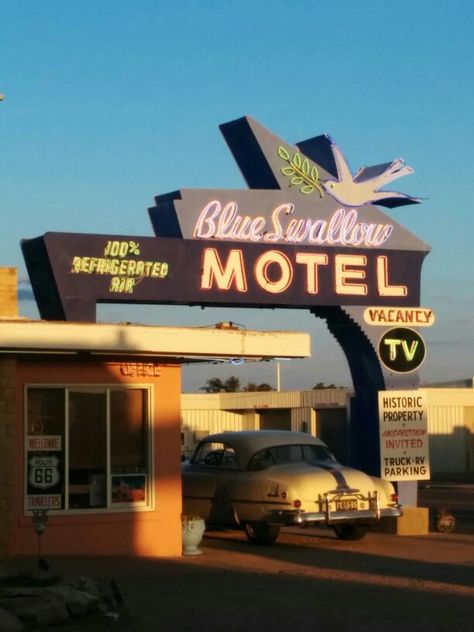 Blue Swallow Motel Blue Swallow Motel, Blue Swallow, Sign I, Road Trip, Road, Toys, Blue