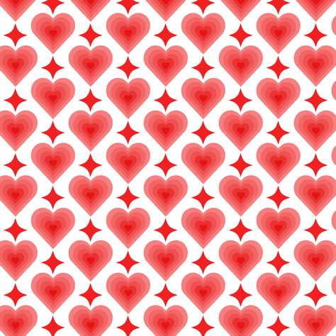 Heart shape pattern design Repeating Heart Pattern, Heart Fabric Pattern, Heart Pattern Wallpaper, Hearts Graphic Design, Luv Letter, Night Illustration, About Heart, Valentines Patterns, Modern Heart