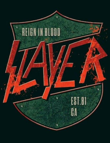 Reign In Blood, Slayer Band, Rock Band Logos, Cover Band, Judas Priest, Thrash Metal, Anime Eyes, Metal Music, Band Posters