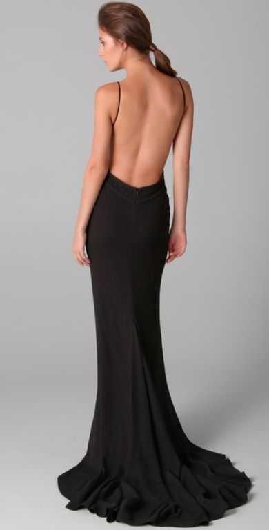 Hakaan black - Osmera - Luv the back of this dress!!! Come on SKINNY ME!!! Gorgeous Gowns, Evening Dresses Prom, Long Maxi Dress, Dream Dress, Dress Backs, Backless Dress Formal, Look Fashion, Gorgeous Dresses, Pretty Dresses