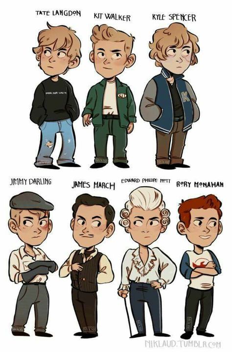 Love this!!!! Fan art of all of Evan Peters' Characters in AHS 1-6 American History X Movie, X Movie, American History X, Evan Peters, Horror Story, American Horror, American Horror Story, Horror Stories, Movie Quotes