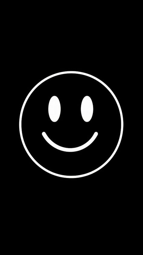 Smily face symbol icon cartoon black white. AI generated Image by rawpixel. | premium image by rawpixel.com Black And White Emojis, Smile Symbol, Graphic Design Clothing, Iphone Wallpaper Black, Black Emoji, Smiley Emoticon, Emoji Backgrounds, Wallpaper Stencil, Emoji For Instagram