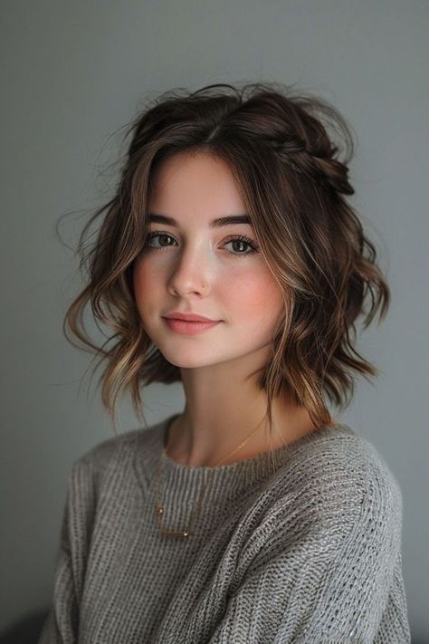 Edgy Haircuts, Medium Length Hair With Layers, Shoulder Length Hair Cuts, Feeling Confident, 인물 드로잉, Medium Length Hair Cuts, Hair Transformation, Short Hairstyles For Women, Layered Hair