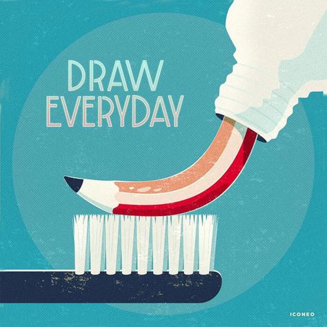 Draw Everyday, Arte Jazz, Posters Conception Graphique, Poster Graphic Design, Creative Posters, Creative Advertising, Photo Images, Funny Graphics, Design Graphique