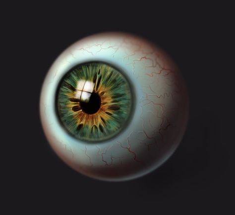 Eye Ball Drawings, Eyeball Creature, Haunting Artwork, Eyeball Drawing, Flash Drawing, Creepy Masks, Eye Balls, Digital Art Journal, 3d Eye