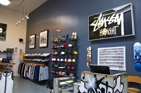 1409 Haight Street San Francisco, CA 94117 (415) 701-7474 Streetwear Boutique Interior, Distro Clothing Design, Haight Street, Clothing Store Displays, Retail Store Interior Design, Clothing Store Interior, Retail Space Design, Clothing Store Design, Store Design Boutique