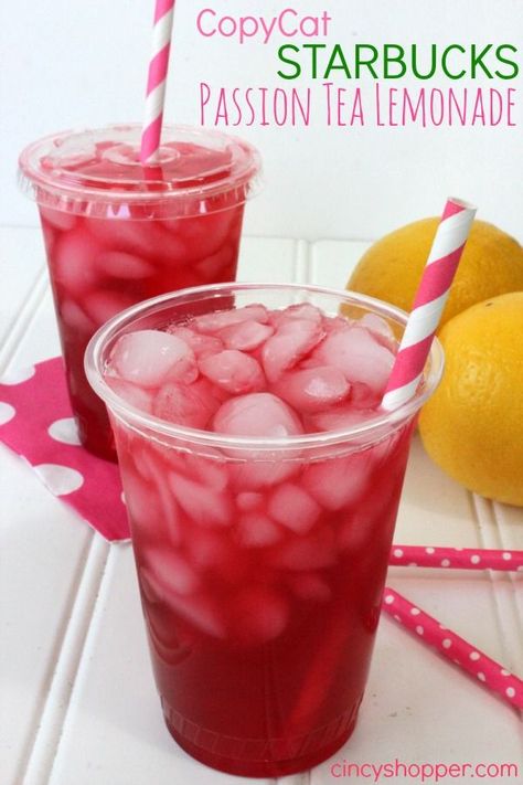 Copycat Starbucks Passion Tea Lemonade Recipe. PERFECT and will save me some $$'s. LOVE this stuff! Starbucks Passion Tea, Tea Lemonade Recipe, Lemonade Ingredients, Lemonade Tea Recipe, Passion Tea Lemonade, Passion Tea, Copycat Starbucks, Tea Lemonade, Lemonade Recipe