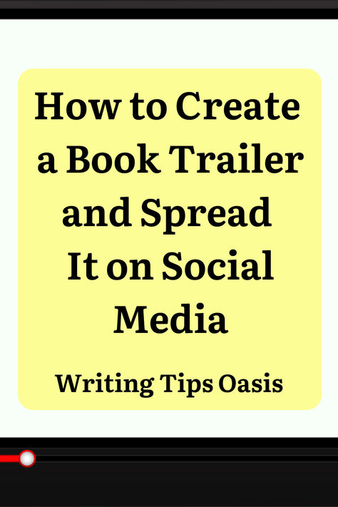 Image of video player and title of pin which is how to create a book trailer and spread it on social media. Social Media Writing, Create A Book, Book Trailers, Book Trailer, Writing Stuff, Writing Advice, Writing Ideas, Book Marketing, Book Signing