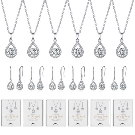 Simple Bridesmaid Jewelry Sets, Country Wedding Jewelry, Best Friend Wedding Gifts, Bridesmaid Gifts From Bride, Wedding Reception Planning, Teardrop Jewelry, Wedding Gifts For Friends, Friends Bridal, Wedding Consultant