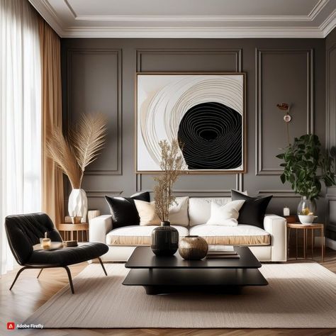 49 Black White Tan Living Room Decor Black White Tan Living Room, Tan Living Room Decor, Black And Beige Living Room Modern, Neutral Living Room With Black Accents, Cream And Gold Living Room, Dr Apartment, Beige And White Living Room, Black And Cream Living Room, Tan Color Scheme