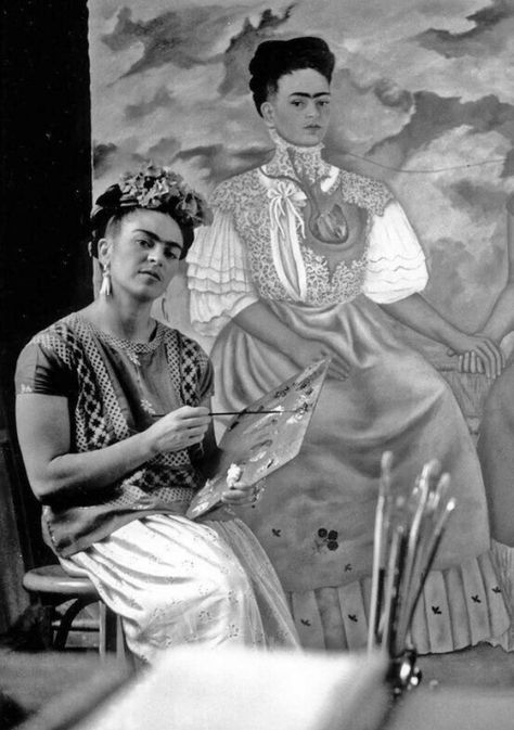 I love this woman!  I need to watch some movies/documentaries about her! فريدا كاهلو, Hans Baldung Grien, Freida Kahlo, Diego Rivera Frida Kahlo, Frida Kahlo Paintings, Frida Kahlo Portraits, Kahlo Paintings, Frida And Diego, Jean Arp