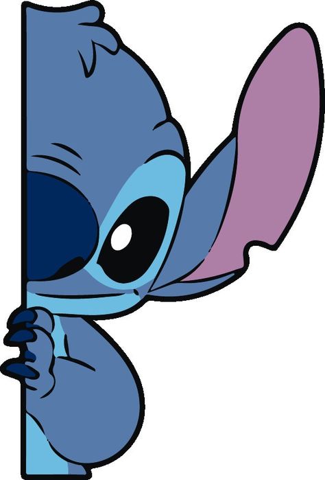 Cartoon Art Stitch, Stitch Easy Painting, Estichis Disney, Stitch Disney Drawing, Stitch Line Art, Evil Stitch, Harry Potter Stitch, Stitch Disney Cute, Stitch Drawing Easy