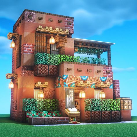 Mincraft Idea Restaurant, Minecraft Restaurant Ideas, Minecraft Desert Builds, Minecraft Stores Ideas, Fantasy Restaurant, Minecraft Mini Builds, Minecraft Restaurant, Mini Restaurant, Minecraft Building Guide