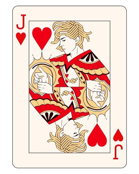 Angel Wall Decor, Queen Of Hearts Card, Jack Of Hearts, Playing Cards Art, Art Studio Design, Playing Cards Design, Card Tattoo, Tarot Cards Art, Classic Card