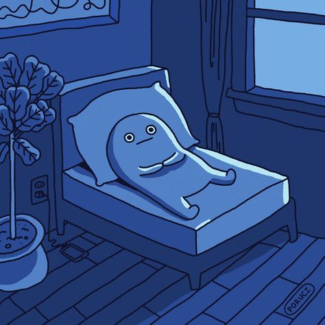 Thinking In Bed, Sleeping Animation, Can’t Sleep, Insomnia Illustration, Sleep Animation, Alone Gif, Sleeping Mood, Sleep Wallpaper, Dormir Gif