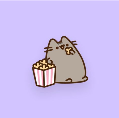 Cat popcorn so cute Popcorn Meme, Popcorn Stickers, Eating Popcorn, Cute Pins, Cartoon Animals, Popcorn, So Cute, Drawings, Disney