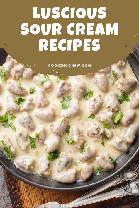 Sour Cream And Onion Pasta, Sour Cream Recipes Dinner Easy Meals, Ways To Use Sour Cream, Recipes With Sour Cream Dinner, Recipes To Use Up Sour Cream, What To Make With Sour Cream, Sour Cream Recipes Dinner, Recipe Using Sour Cream, Recipes With Sour Cream