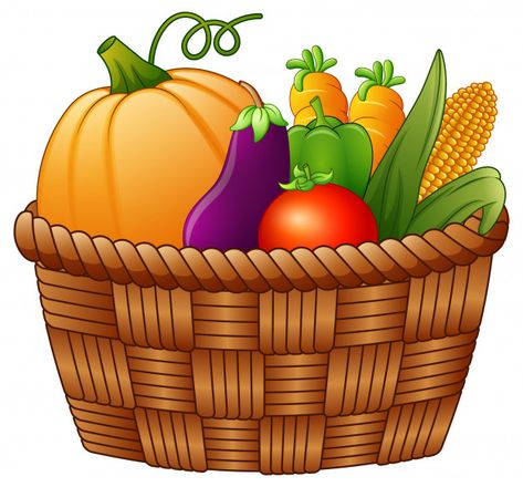 Vegetables in the basket Vegetables Drawing, Fruits And Vegetables Pictures, Vegetable Drawing, Basket Drawing, Healthy And Unhealthy Food, Vegetable Cartoon, Vegetable Pictures, Vegetable Illustration, Bible Story Crafts