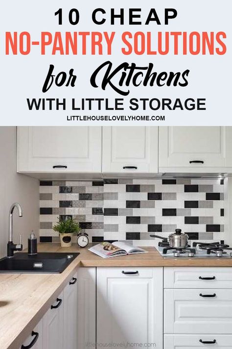 How To Add Pantry To Small Kitchen, Pantry Without A Pantry, Pantry Ideas When You Dont Have A Pantry, How To Add Kitchen Storage, Food Storage With No Pantry, Where To Store Food Without A Pantry, How To Organize A Small Kitchen With No Pantry, Kitchen Organization With No Pantry, Build A Pantry Small Kitchens