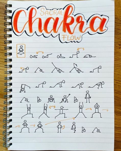 Yoga Journaling on Instagram: “Sacral Chakra Flow The sacral chakra is believed to be the second chakra in the human body. It's thought to govern how you experience…” Second Chakra Yoga, Sacral Chakra Yoga Flow, Chakra Yoga Sequence, Chakra Yoga Flow, Svadisthana Chakra, Chakra Poses, Yoga Notes, Yoga Journaling, Yoga Hips