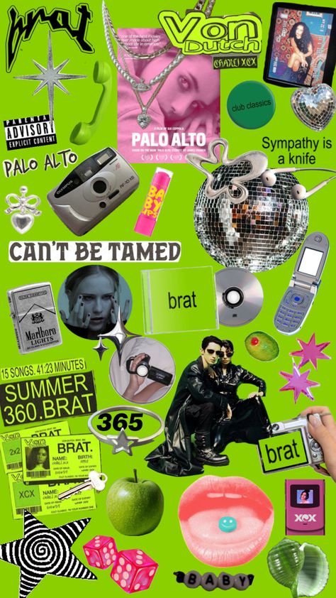 #bratsummer #brat #charlixcx #charli Summer Cherries, 26th Birthday, Lime Soda, Brat Style, Graphic Design Fun, Charli Xcx, Art Collage Wall, Diy Phone, 18th Birthday