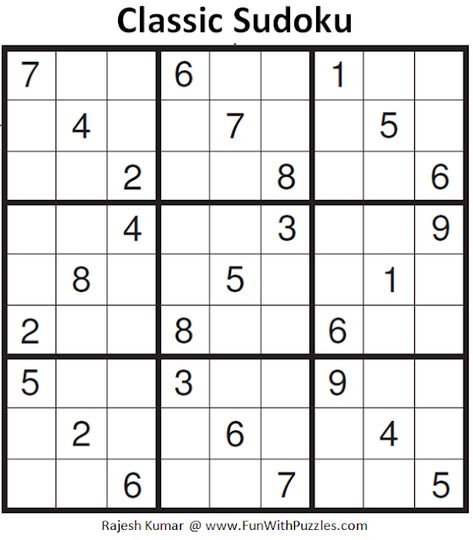 Free Sudoku Printable, Easy Sudoku Printable, Printable Sudoku, Sudoku Printable, Sudoku For Kids, Fill In Puzzles, Free Printable Word Searches, Knitting Squares, Hard Puzzles