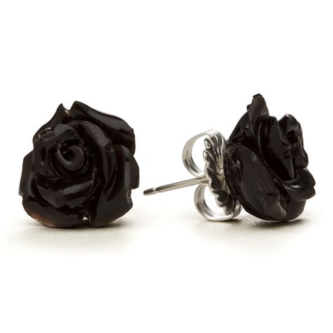 From RockLove Rose Stud Earrings, Evening Jewelry, Style Gothic, Special Occasion Jewelry, Cocktail Jewelry, Stud Jewelry, Rose Jewelry, Holiday Earring, Holiday Jewelry