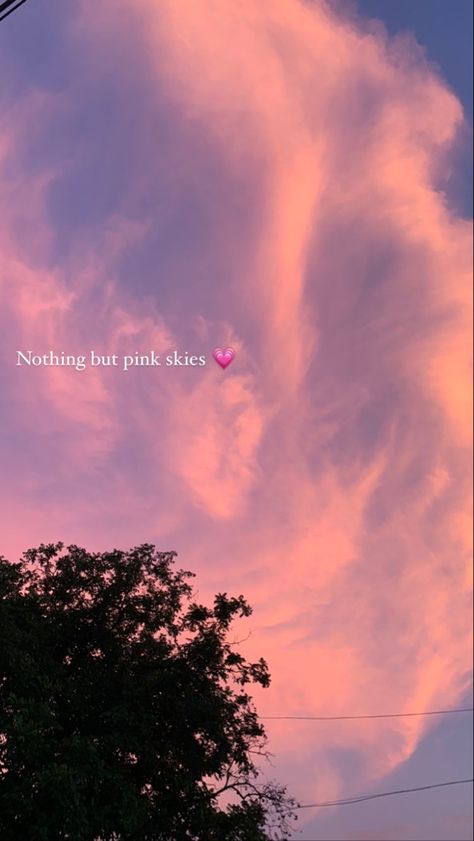 Pink Sky Aesthetic Quotes, Pink Sky Captions Instagram, Pink Sky Quotes, Sky Captions, Cloud Quotes, Caption For Girls, Sky Quotes, Aesthetic Captions, Caption For Friends