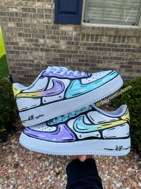 Cartoon Air Force 1 Customs, Sketch Air Force 1 customs men’s and women’s
$315.00 Cartoon Air Force 1, Air Force One Shoes, Nike Air Force 1 Outfit, Painted Shoes Diy, Custom Sneakers Diy, Custom Painted Shoes, Custom Shoes Diy, Diy Sneakers, Nike Shoes Air Force