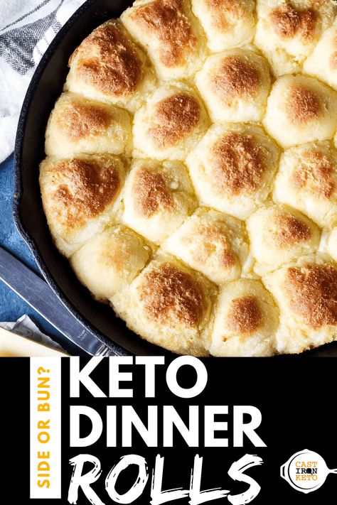 Keto Sliders, Keto Dinner Rolls, Keto Rolls, Thm Bread, Cast Iron Keto, Bear Food, Keto Buns, Keto Breads, Boiled Egg Diet Plan