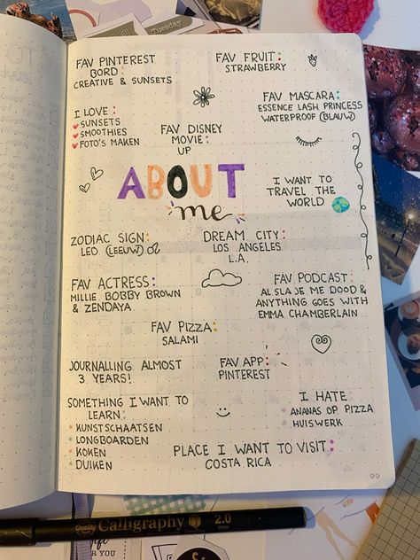 Journalling, journal, bullet journal, bujo, bullet journal inspiration, simple journal page about yourself, facts about me, about me journal page #journal #journaling #bulletjournaling #bulletjournalideas #bulletjournaldoodles #aboutme 📌 Please Comment, Like, or Re-Pin for later 😍💞 review essay example, my new year resolution essay writing, journal ideas creative essay 🧰 How can writing help students? Diary Pages Ideas Creative, About Me Journal Page Ideas All About Me, Get To Know Me Journal Page, Bullet Journal Ideas About Me, Journal Diary Ideas Aesthetic, Quote Journal Pages, Journal About Yourself, Future Me Journal, All About Me Bullet Journal