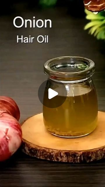 Onion Hair Growth, Hair Growth Oil Recipe, Onion Hair Oil, Hair Oil For Hair Growth, Diy Hair Oil, Onion Hair, Hair Solution, Blooming Onion, Hair Growth Foods