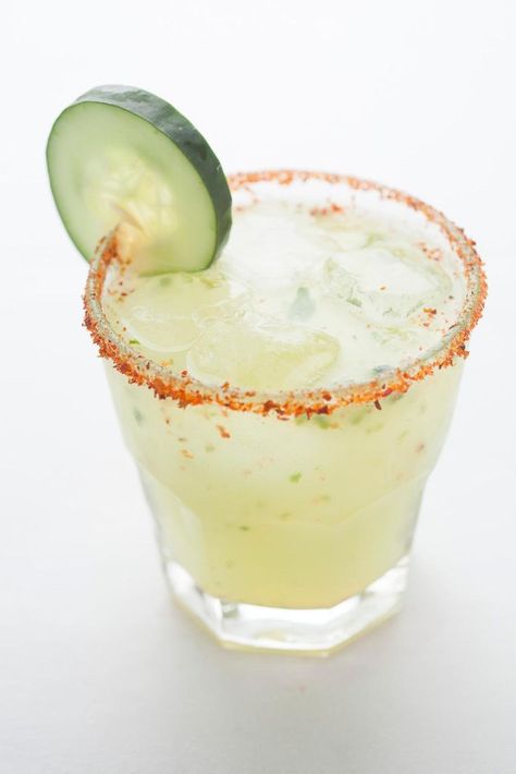 Summer Cocktail Recipes: 8 Cool Drinks from Hot New York Restaurants Cucumber Shots Recipe, Spicy Cucumber Margarita, Cucumber Vodka Drinks, Cucumber Margarita, New York Restaurants, Spicy Cucumber, Cucumber Vodka, Passion Fruit Syrup, Cool Drinks