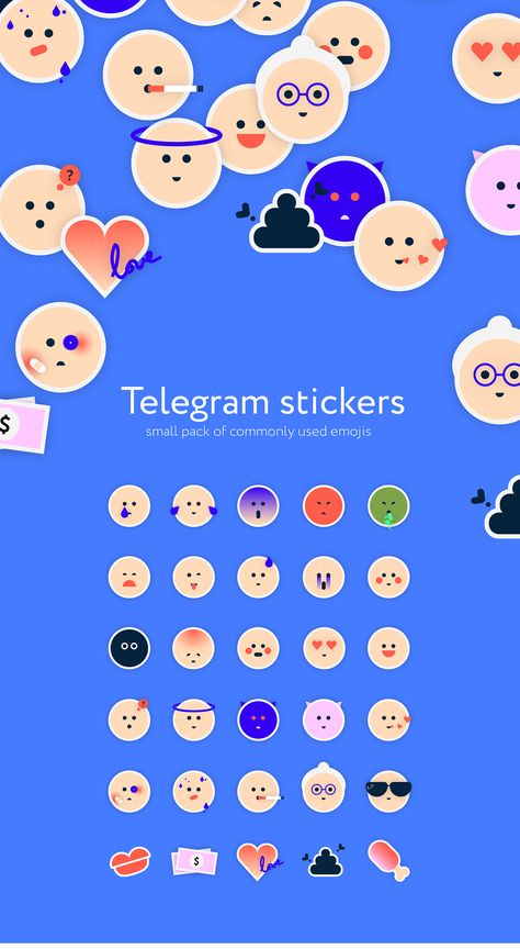 Sticker App, Flat Design Icons, Telegram Stickers, Promotional Design, Flat Icon, Sticker Pack, Stickers Packs, Graphic Design Posters, Graphic Design Illustration