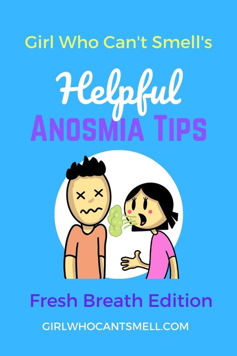 Are you anosmic and constantly worried about having bad breath? As someone living with anosmia and dealing with bad breath I've had this worry too!   But fear not! I've got some great best tips that will help you combat your bad breath dilemma. No more worrying about bad breath I promise! Click on the pin to read more! #anosmia #halitosis #badbreath Bad Breath Remedy, Persistent Cough, Simple Health, School Communication, Creating A Newsletter, Medical Terms, Before Baby, I Feel You, Body Systems