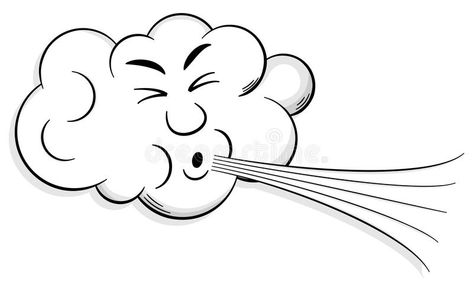 Cartoon cloud blows wind. Vector illustration of a cartoon cloud that blows wind #Sponsored , #ADVERTISEMENT, #AD, #cloud, #illustration, #cartoon, #blows Wind Cartoon, Wind Illustration, Wind Drawing, Animal Masks For Kids, Blowing Wind, Cloud Illustration, Cartoon Clouds, Tangle Doodle, Cloud Drawing