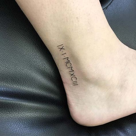 Cool Roman Numeral Tattoo, Roman Numeral Tattoo Ideas, Numeral Tattoo Ideas, Running Tattoo, Roman Numeral Tattoo, Numeral Tattoo, Arrow Tattoo Design, Roman Numeral Tattoos, Cute Tats