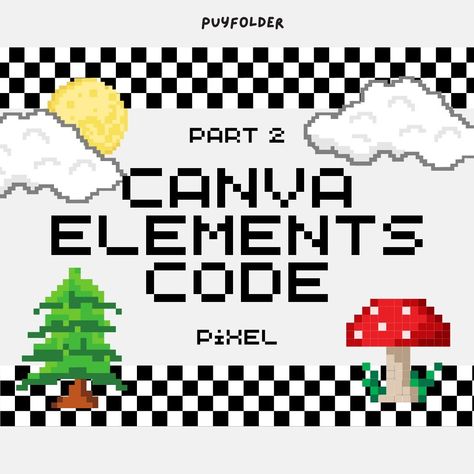 Computer Font Canva, Aesthetic Announcement Poster, Canva Elements For School, Shapes Canva Elements, Canva Cheat Codes, Canva Toturial, Best Canva Elements, Year Recap Instagram Story, Canva Codes Elements Free