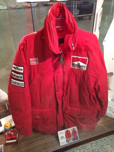 Ayrton Senna 1993 Marlboro McLaren Jacket. Mclaren Jacket, F1 Clothes, Racer Jackets, Aryton Senna, Racer Jacket, Fresh Outfits, Racing Jacket, Stylish Jackets, 3 Piece Suits