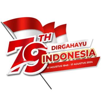 Indonesian Independence, 2024 Logo, Red And White Flag, 2024 Poster, Golf Inspiration, Hut Ri, Logo Cloud, 17 Agustus, Marketing Poster